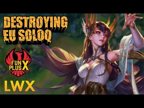 Destroying EU SoloQ: FunPlus Lwx - Irelia Bot Lane - KDA 17/4/13