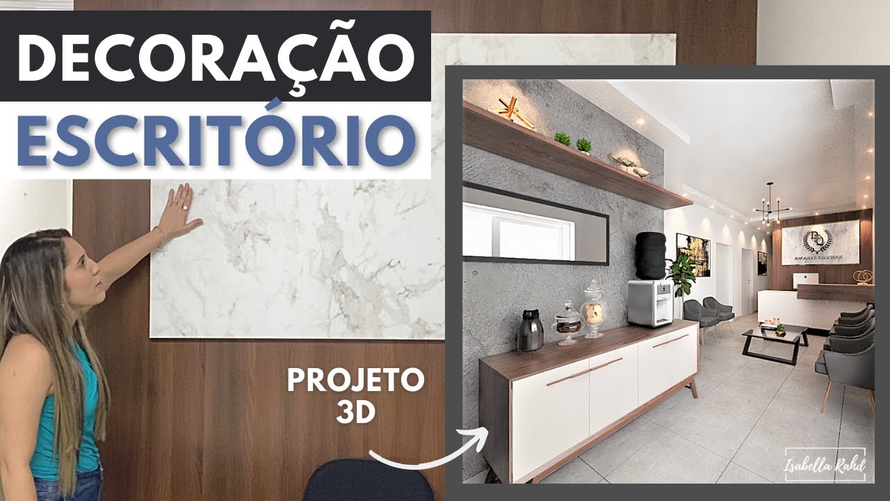 Decoração de Escritório de Advocacia | Isabella Rahd