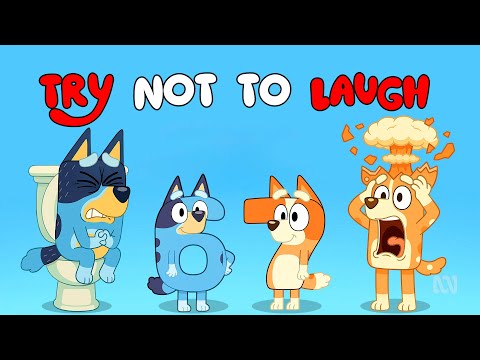 BLUEY TRY NOT TO LAUGH😂 (ISSUE 6️⃣🤷‍♂️7️⃣)