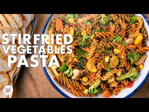 Stir Fried Vegetables Pasta Recipe | Quick & Easy Pasta Recipe | Chef Sanjyot Keer