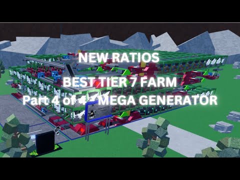(NEW RATIOS) Best tier 7 farm - 550.8 DD an hour | Roblox Factory Simulator
