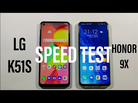LG K51s vs Honor 9X Comparison Speed Test