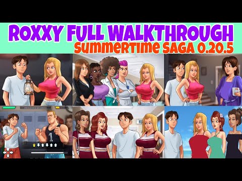 Roxxy Full Walkthrough Summertime Saga 0.20.5 || Roxxy Complete Storyline