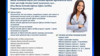 EFMA MENTAL ARİTMETİK EĞİTİM SERTİFİKASI