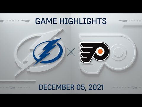 NHL Highlights | Lightning vs. Flyers - Dec. 5, 2021