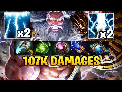 Incredible KS Master Zeus 107K DAMAGES InyourDreaM Dota 2 7.18