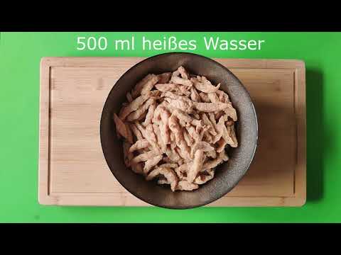 ♥️Soja-Schnetzel richtig verarbeiten♥️