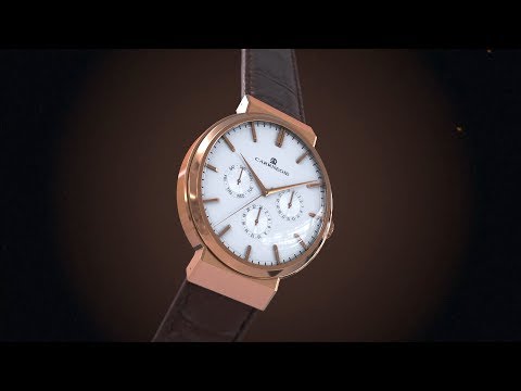 Luxury wristwatch 3D animation