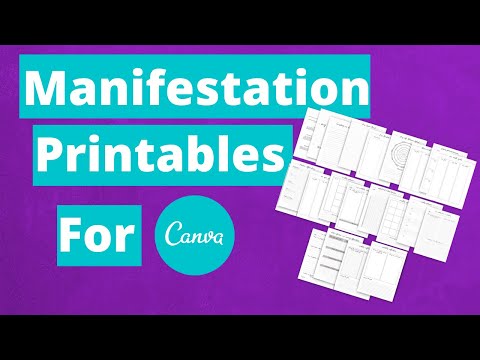 Manifestation Printables Bundle Review | Canva...