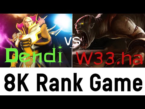 Dendi Invoker vs w33.ha Lifestealer - 8K Rank Game Dota 2 (13.04.2016)