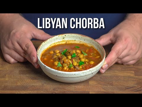 Libyan Chorba - A hearty lamb & mint soup