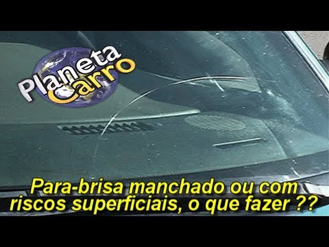 Stained or superficially scratched windshield, what to do??...