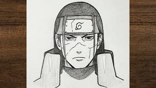 How to draw Hashirama Senju from Naruto / anime drawing / Easy drawing 