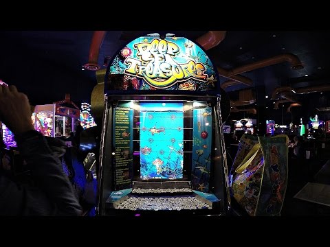 Arcade Coin Pusher Deep Sea Treasure Arcade Game Play ゲームセンター