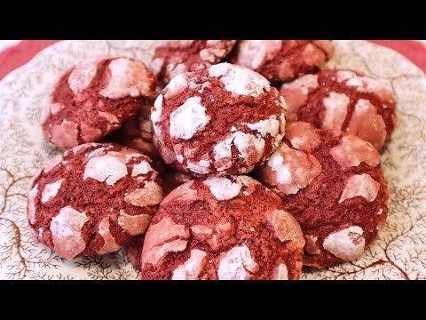 GALLETAS RED VELVET CRAQUELADAS