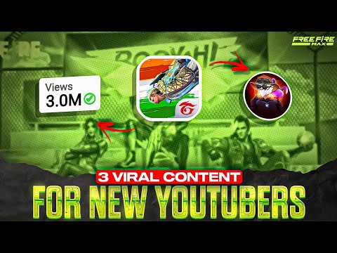 3 Viral Contents Grow Your Channel Faster🔥|| Best Contents For Free Fire Long Videos 2023 😚