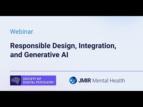 Responsible Design, Integration, and Use of Generative AI in Mental Health