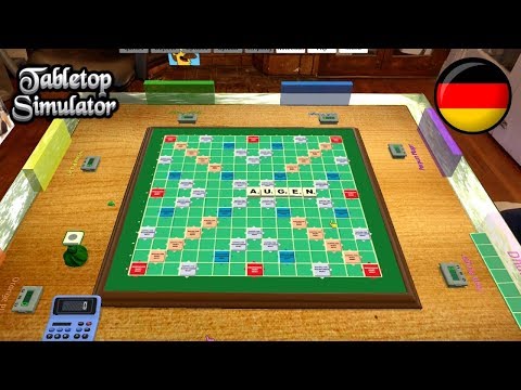 Das richtige Wort finden - TableTop Simulator: Scrabble - Deutsch German - Dhalucard