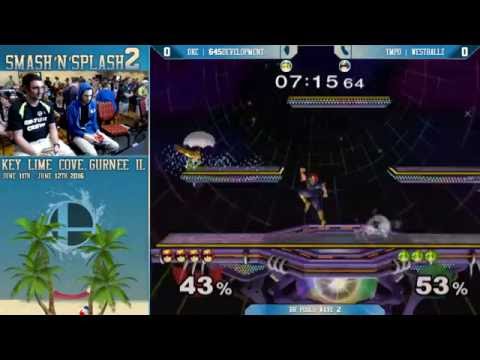 Smash'N'Splash 2 - TEMPO | Westballz (C. Falcon) vs. DKC | 645Development (Peach) - RR Pools W3