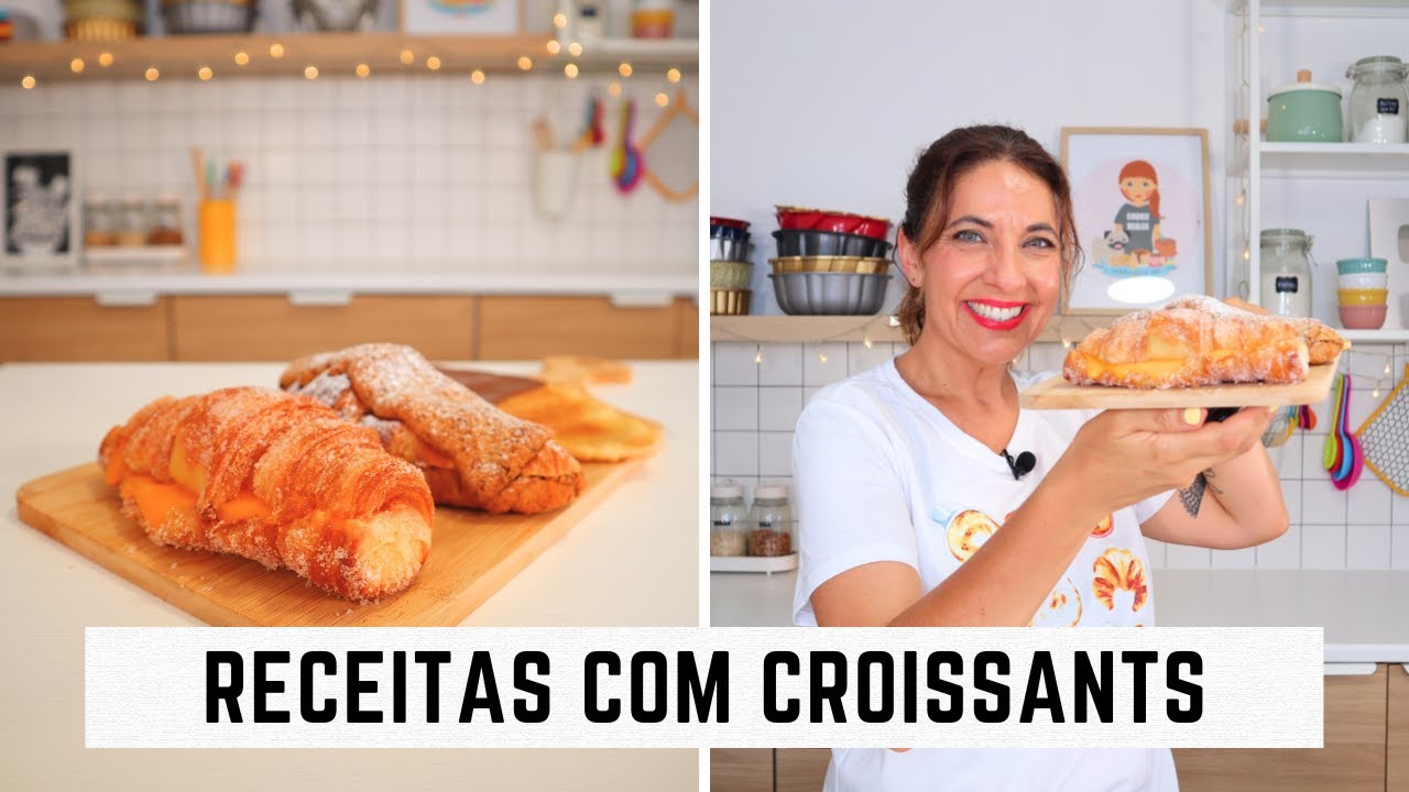 "Croissant de Berlim" + receitas virais com croissants (crookies + flat croissants)