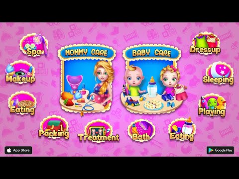 Pregnant Mom&Baby Twins Care Video