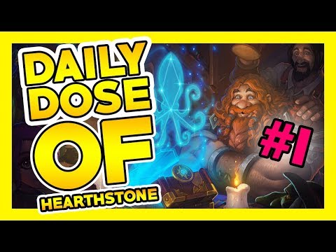 THE DAILY DOSE OF HEARTHSTONE #1 | Rise of Shadows | Hearthstone