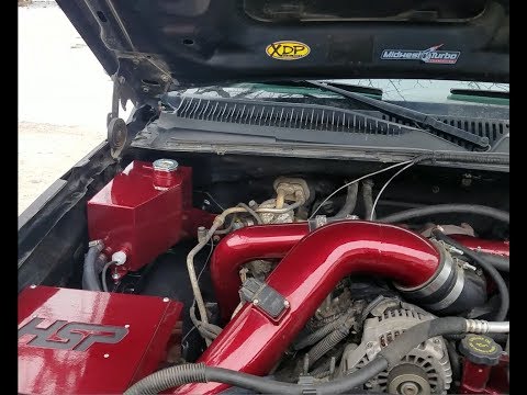 Duramax Battery Relocate Kit and HSP Diesel Reservoir Install on the LB7