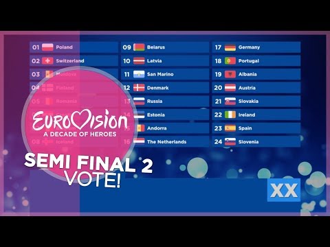 EUROVISION: A Decade of Heroes | SEMI FINAL 2 (Voting Closed) | Edition 1 | OUR ESC