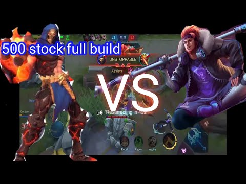 500 stack aldous full build Vs Sun street Legend