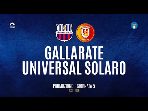 [HIGHLIGHTS] Promotion Group C 25/26 - | Matchday 5 | Gallarate vs. Universal Solaro