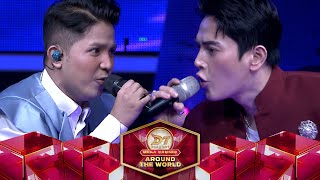 Download lagu Collab Seru Mix Bahasa! Jirayut X Kier King dengan “Gejolak Asmara” | Mega Konser Around The World mp3