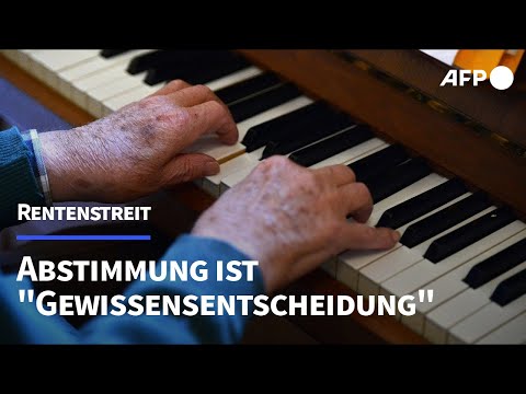 Rentenstreit: "Junge Gruppe" erklärt Abstimmung zur Gewissensentscheidung | AFP