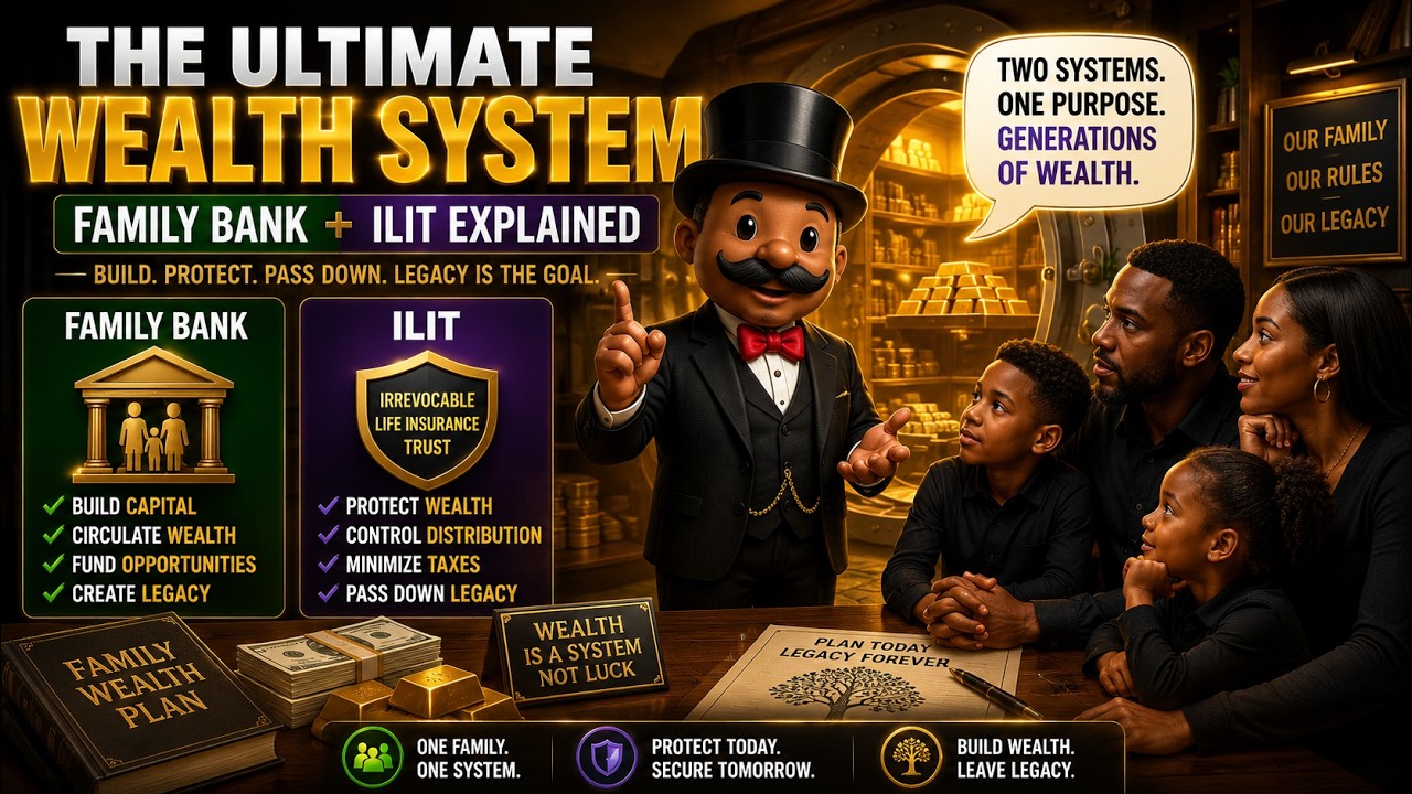 The Ultimate Wealth System: Family Bank + ILIT Explained (Build Generational Wealth)