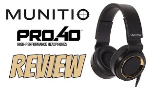 Video thumbnail for Munitio Pro40 Headphones Review - FOR BASS LOVERS by Gamesky