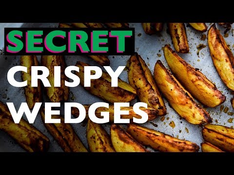 Baked Potato Wedges Recipe ***SECRET TO CRISPY FRIES***