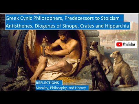 Greek Cynic Philosophers: Antisthenes, Diogenes, and Crates, Inspiring Greek Stoics