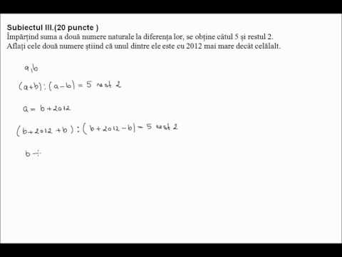 Olimpiada locala matematica, clasa a V-a, Subiect III (olm5_1_3)