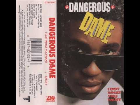 Dangerous Dame - Troublematic Button