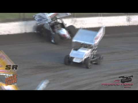 2013 SRA Sprintcar Series Rd 2 - Brett Smith Huge Crash
