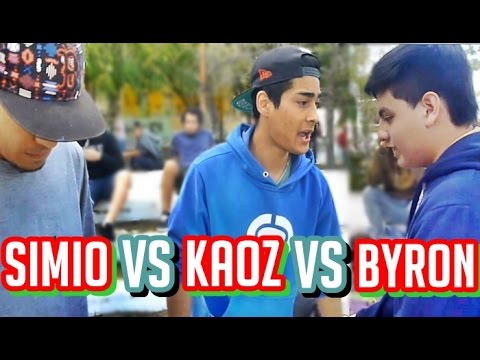 Kaoz Vs Simio Vs Byron (8VOS) FECHA 20 TORNEO 2016 - COLISEO FREESTYLE