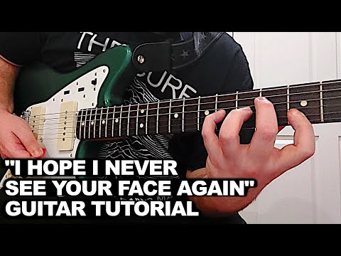 "I Hope I Never See Your Face Again" Guitar Tutorial by Desmond Doom