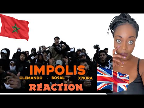 Bo9al X @x7kira7 X @Clemando - Impolis ( Clip Officiel ) Prod By Teaslax UK 🇬🇧 Reaction 🇲🇦🥰