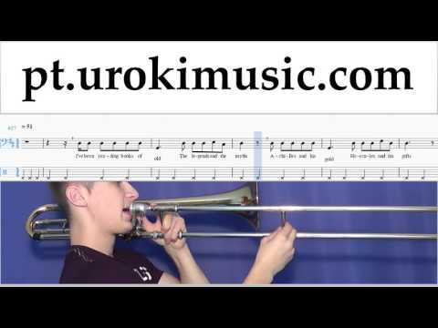 Aprender Trombone The Chainsmokers & Coldplay - Something Just Like This Tablatura Parte#2 um-i372