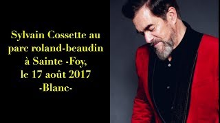 Sylvain Cossette au parc roland-beaudin à Sainte Foy, le 17 août 2017-Blanc-
