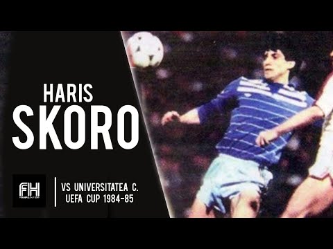 Haris Skoro ● Goal and Skills ● Zeljeznicar 4-0 Universitatea Craiova ● UEFA Cup 1984-85