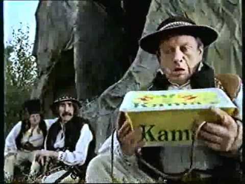 Kama -stara reklama margaryny z młodym Witoldem Pyrkoszem