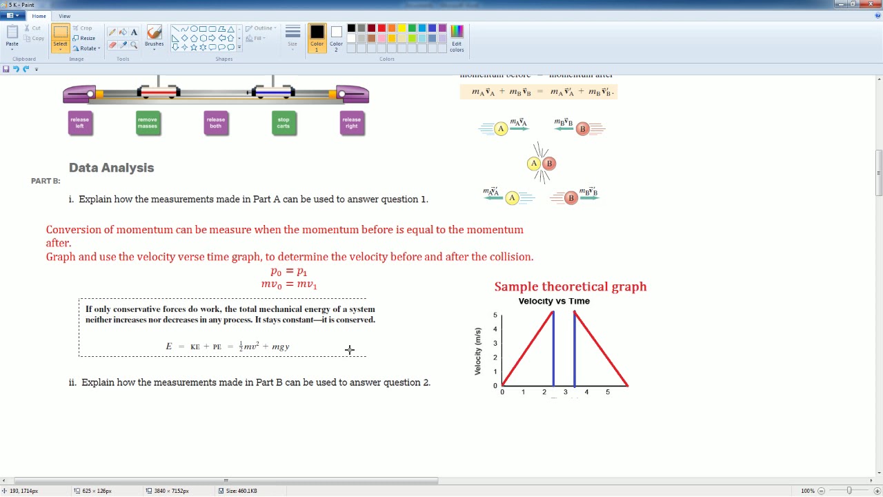 AP Physics Workbook 5.K Conservation of Momentum