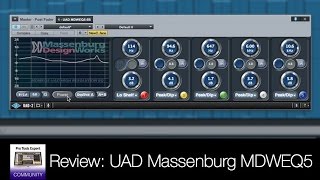 Video thumbnail for Review Of Massenburg DesignWorks® MDWEQ5 Parametric Equalizer Plug In For The UAD Platform by Production Expert