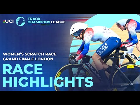 Women's Scratch | Neah Evans Victory!🙌 | Grand Finale London | UCI Track Champions League