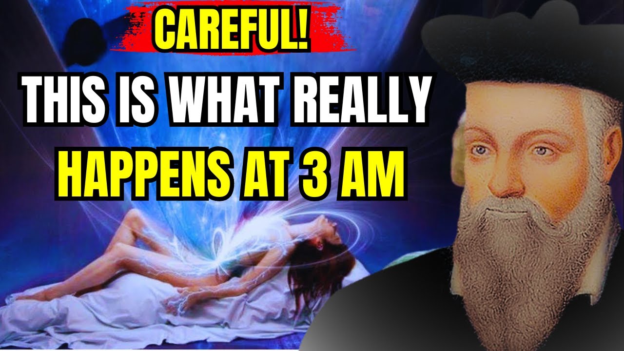 INCREDIBLE PROPHECY BY Nostradamus: FOR THOSE WHO WAKE UP BETWEEN 3 AM AND 5 AM